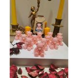 Iv Candles Babyshower 30 Adet Pembe Ayıcık Mum