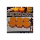 iv candles Citronella Sineksavar 12'li Turuncu Kapsül Mum Turuncu