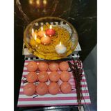 Iv Candles Homedecor 12'Li Somon Rengi Suda Yüzen Mum - 12 Adet