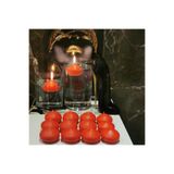 iv candles Homedecor Citronella Sineksavar 12'li Mor Suda Yüzen Mum Mor 8 x 8