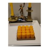 iv candles İV BLUE PURPLE 16'lı Turuncu Mini Bar Mum Turuncu