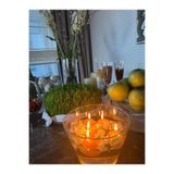 iv candles Iv Candles 12 Li Turuncu Suda Yüzen Terapi Mumu Turuncu