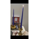 iv candles İV candles Bougie Candelabre 3'lü Lila Büyük Boy Şamdan Mumu Lila
