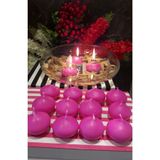iv candles İV candles Homedecor 15'li Fuşya Pembesi Suda Yüzen Terapi Mum Fuşya Pembesi