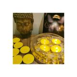 iv candles Iv Candles Homedecor 24'lü Sinek Savar Tealight Teneke SARI