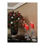 iv candles Iv Candles Homedecor 4'lü Baton Kırmızı Mum Kırmızı
