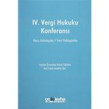 IV. Vergi Hukuku Konferansı / Altan Rençber / On İki Levha Yayınları / 9786051523408