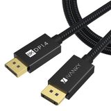 IVANKY DisplayPort Kablosu 1.4, 8K DP Kablo 15ft [8K@60Hz, 4K@144Hz, 1080P@240Hz], Destek HBR3, 32.4Gbps, HDCP 2.2, HDR, Oyun Monitörü, TV, PC, Dizüstü Bilgisayar ve Daha Fazlası için Uyumlu