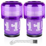 iVanzoll 2 Paket Filtre Dyson V12 Detect Slim Absolute Elektrikli Süpürge, V12 Slim Elektrikli Süpürgeler, V12 Detect Slim Elektrikli Süpürgeler, V12 Detect Slim, V12 Detect Slim Extra için, Yedek
