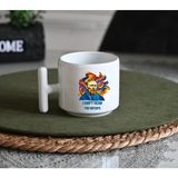 Ivart I Can't Hear The Hater's -Van Gogh Baskılı Porselen T Kulplu Kupa Bardak-Hediye-Motto - 1 Adet - 300 ml