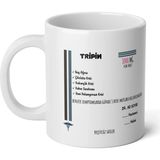 Ivart Kişiye Özel Tripin Ila*ç Tasarım Baskılı Premium Beyaz Porselen Kupa Bardak-Hemşire, Doktor, Eczacı - 001 - Beyaz - 300 ml
