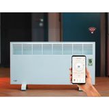 İvigo Wifi Uzaktan Erişimli 2500 Watt Beyaz Konvektör Isıtıcı Taşınabilir Ebatlar 45 x 90 x 8 cm