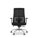 Ivo Office Flexo Ofis Çalışma Oyuncu Sandalyesi Şef Siyah Kumaş Ergonomik