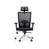 Ivo Office Vintage Çalışma Sandalyesi | Ofis Koltuğu | Yönetici Koltuğu | Yükseklik Ayarlı Kolçak | Kromaj Ayak