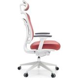 Ivo Passion Ofis Koltuğu Kırmızı Suni Deri Ergonomik Tasarım ile Ayarlanabilir Yükseklik ve Bel Desteği