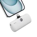 iWalk DBL5000PC 4.800MAH Type-C Mini Boy Pd Hızlı Şarj Özellikli Powerbank - Beyaz