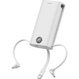 Iwalk Powersquid Pd 18W Dahili 3 Kablolu Dijital Göstergeli 9.000MAH Powerbank - Beyaz