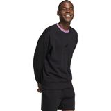 IX1261 M A Szn Ft Crw Siyah Erkek Yuvarlak Yaka Loose Fit Sweatshirt - XL