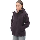 IX7939-K adidas X W Fleece 3In1 Kadın Yağmurluk-Rüzgarlık Mor
