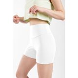 IXAURA ED2308-01 Çağla Dry-Touch Yüksel Bel Kısa Tayt Beyaz - M