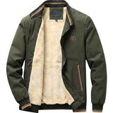 Ixir Içi Kürklü Nakış Armalı Mevsimlik Erkek Mont & Ceket Haki Yeşil - 2XL - Haki - Taba