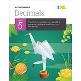 IXL Math Workbook: Grade 5 Decimals