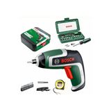 Ixo 7 Akülü Mini Vidalama Makinesi , Bosch 46 Parça Cırcırlı Tornavida Seti ve Metre