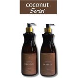 Ixora Coconut Serisi Duş Jeli ve Vücut Losyonu Seti 500 ml