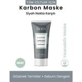 İxora Inventio Detoks Etkili Aktif Karbon Yüz Maskesi 75 ml Tüm Cilt Tipleri İçin Yenileyici