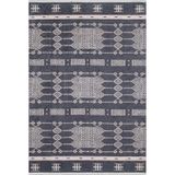 Ixtapaluca Siyah Modern Geometrik Etnik Desenli Boho Makinada Yıkanabilir Hafif Hav Toz Vermez Leke Tutmaz Kaymaz Taban Dijital Makine Baskı Halı Oturma Odası Salon Yolluk Koridor Mutfak Halısı
