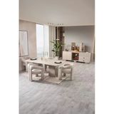İyena Home Living Amore Yemek Odası Takımı (Sandalyesiz) Krem