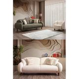 İyena Home Living Beyrut 3+3+1 Koltuk Takımı Bohem Sırt Mekanizmalı Krem