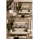İyena Home Living Dorado Koltuk Takımı 3+3+1 Krem