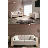 İyena Home Living November 3+3+1 Koltuk Takımı Krem