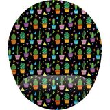 İyi Fikirler Kaktüs Desenli Bilek Destekli Mouse Pad Ergonomik Kaymaz Taban Mousepad Fare Altlığı