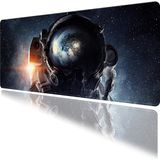 İyi Fikirler Uzay Astronot Temalı Oyun Gaming Klavye Mouse Pad Masa Matı 70X30CM - Çok Renkli