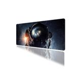iyi fikirler Uzay Astronot Temalı Oyun Gaming Klavye Mouse Pad Masa Matı 70x30cm