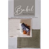 İyi Geceler İstanbul %100 PAMUKLU YÜKSEK EMİCİ BABİL BANYO PASPASI 50X70 HAKİ
