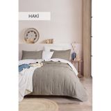 İyi Geceler İstanbul ÇİFT TARAFLI SOFT DREAMS NATURAL TEK KİŞİLİK YORGAN YATAK ÖRTÜ SETİ HAKİ