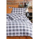 İyi Geceler İstanbul Flanel Çift Kişilik Nevresim Takımı Cozy Yeşil - 220 x 240 cm