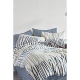 İyi Geceler Istanbul Linea Mavi Tek Kişilik Pamuklu Poplin Nevresim Takımı - 160 x 220 cm