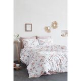 İyi Geceler İstanbul Poplin Çift Kişilik Nevresim Takımı - Lily Pembe - 200 x 220 cm