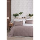 İyi Geceler İstanbul Soft Dreams Tek Kişilik Natural Yatak Örtü Seti Kahve - 180 x 215 cm - Kahverengi