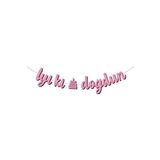 İyi ki Doğdun Pembe Kaligrafi Banner