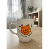 İyi Ki Hayatımdasın Krem Oval Kupa - Hediyelik Kupa Fincan Mug
