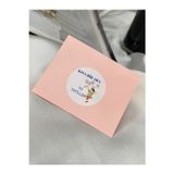 İyi Tatiller Etiketi Sevimli Sticker Yuvarlak Mat Sticker Karne 4 Cm (40 ADET)