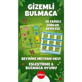 İyi Toys Eğitici Ahşap Puzzle Bulmaca Oyunu - 36 Zorluk Seviyesi - Kaliteli Ahşap Malzeme - Yeşil