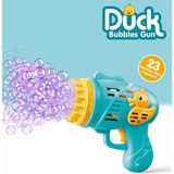 İyi Toys Neşeli Ördek Baloncuk Tabancası – 23 Halkalı, Pilli, Köpük Saçan Eğlenceli Oyuncak Tabanca - Mavi