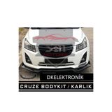 İYİBİRSEN Chevrolet Cruze Uyumlu Ön Tampon Eki Body Kit Karlık Lip Siyah