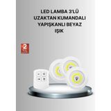 İyisi Var Dekoratif ve Pratik 3’lü Kumandalı Spot LED Aydınlatma
